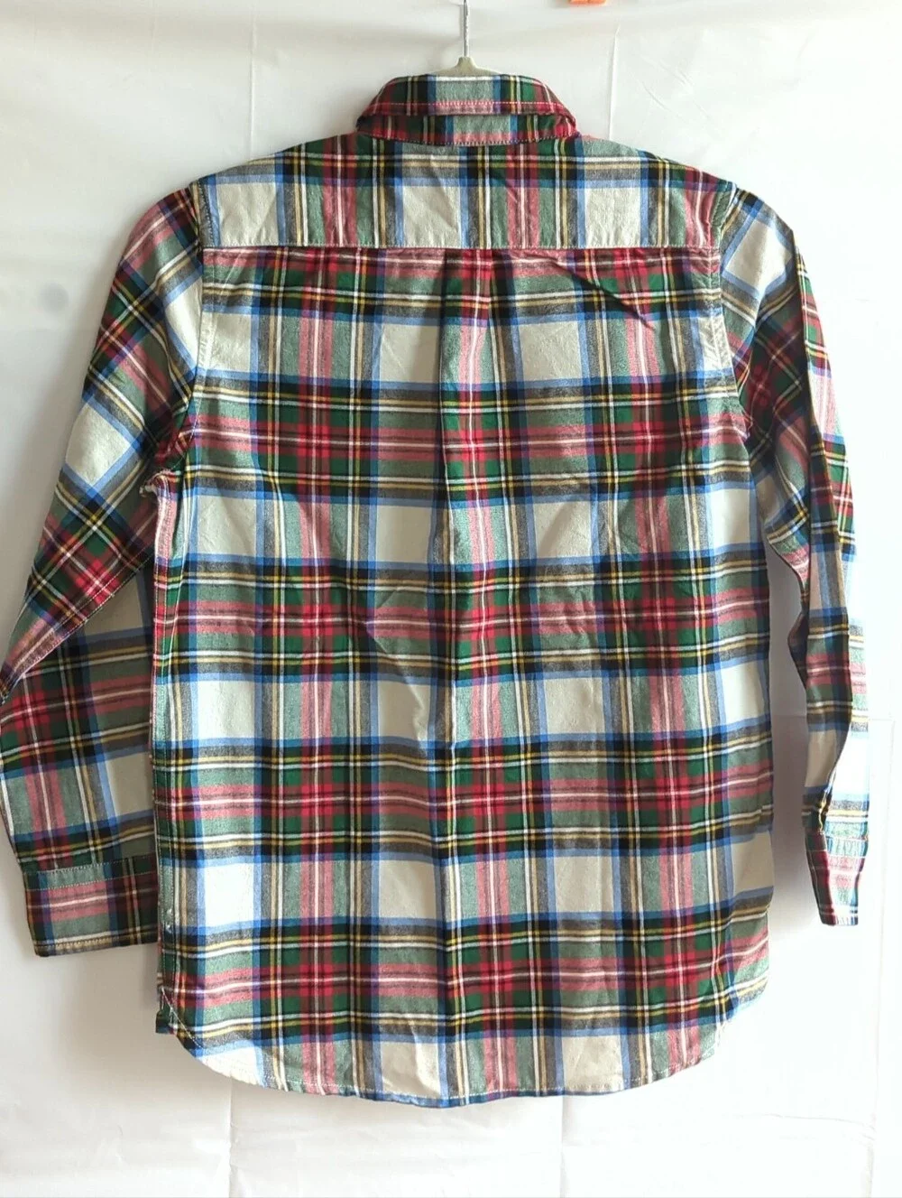 Gap Kids Plaid Long Sleeve Cotton Button-up Shirts Lot Of 2 Size L (10) NWT